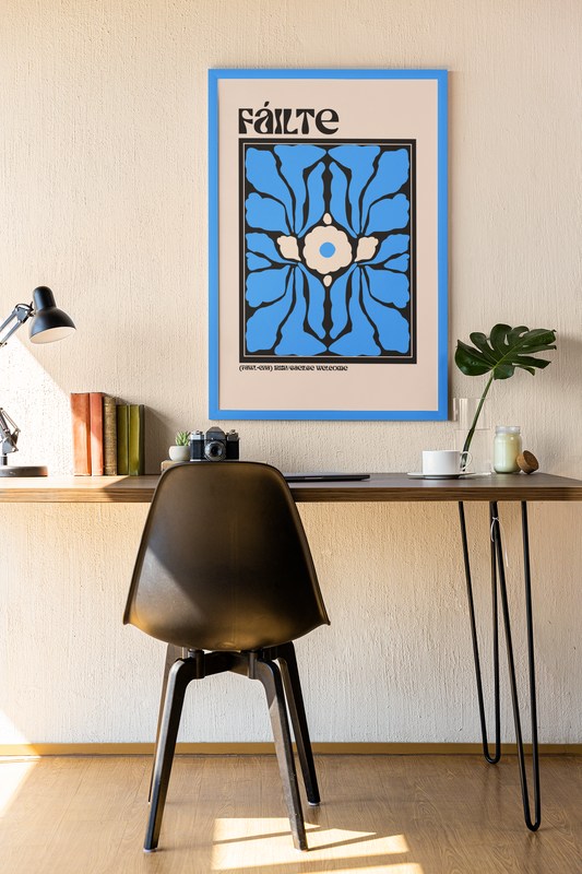 Fáilte - Welcome Irish / Gaeilge Kunstdruck