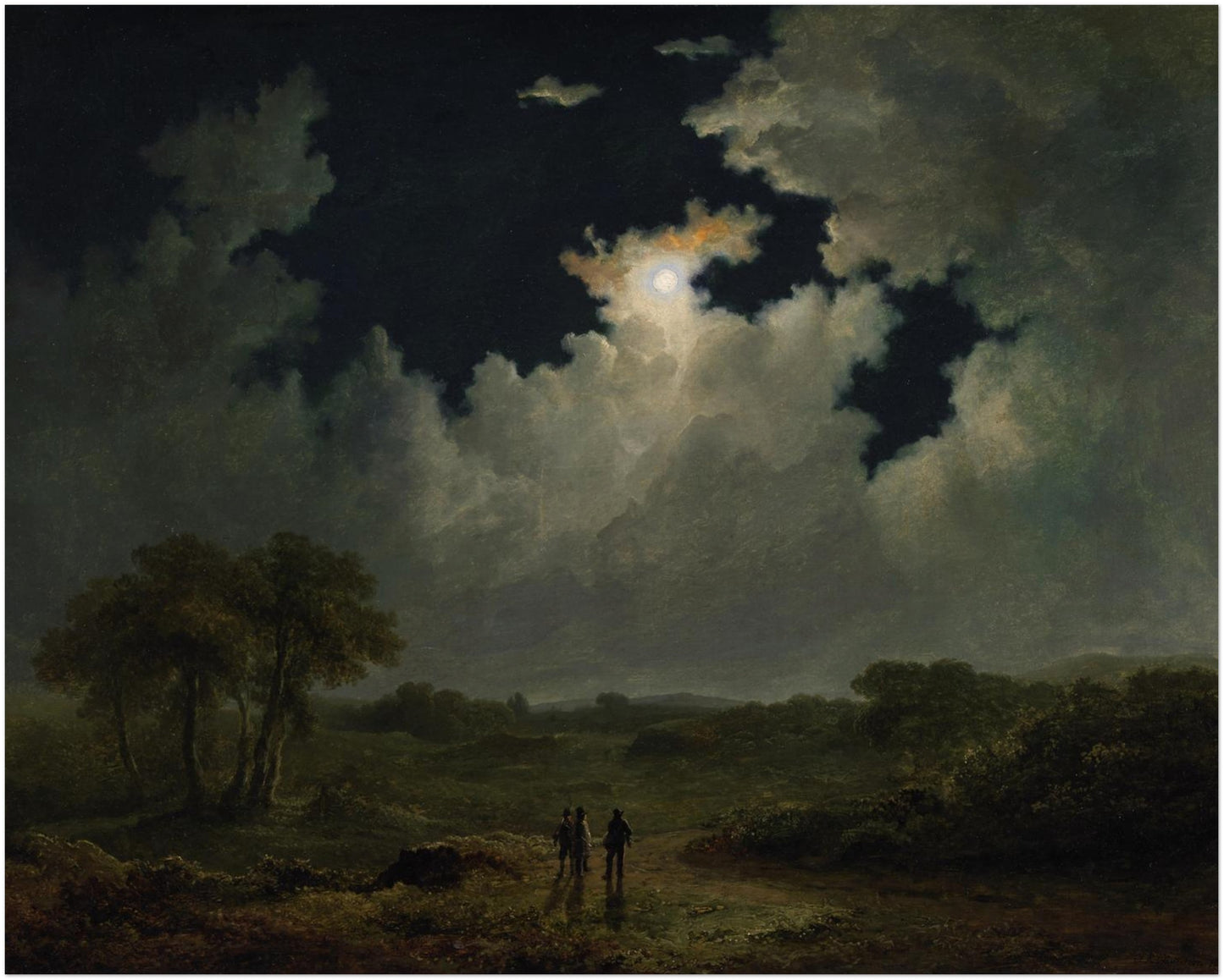 Les braconniers de l'artiste irlandais James Arthur O'Connor