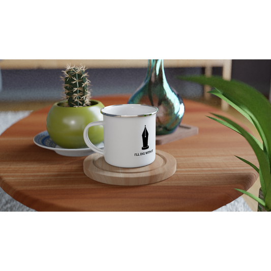 Ich werde damit graben Seamus Heaney Emaille-Becher