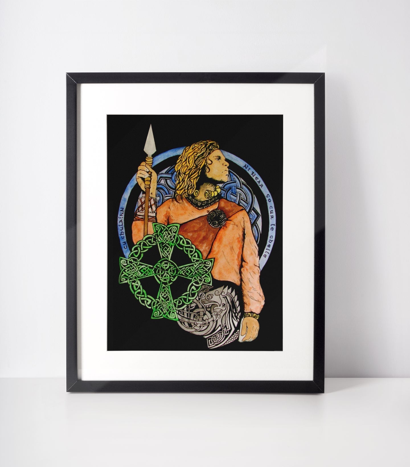 Cu Chulainn - The Hound of Ulster Framed Art Print