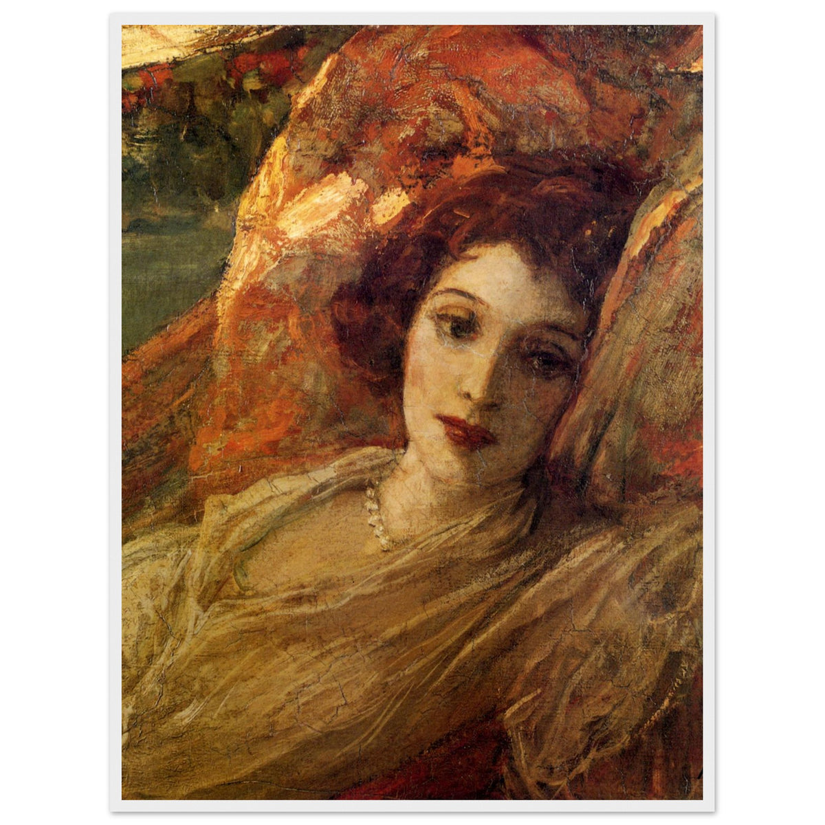 Hazel in the Red Hammock (c.1923) – Sir John Lavery (view 6)