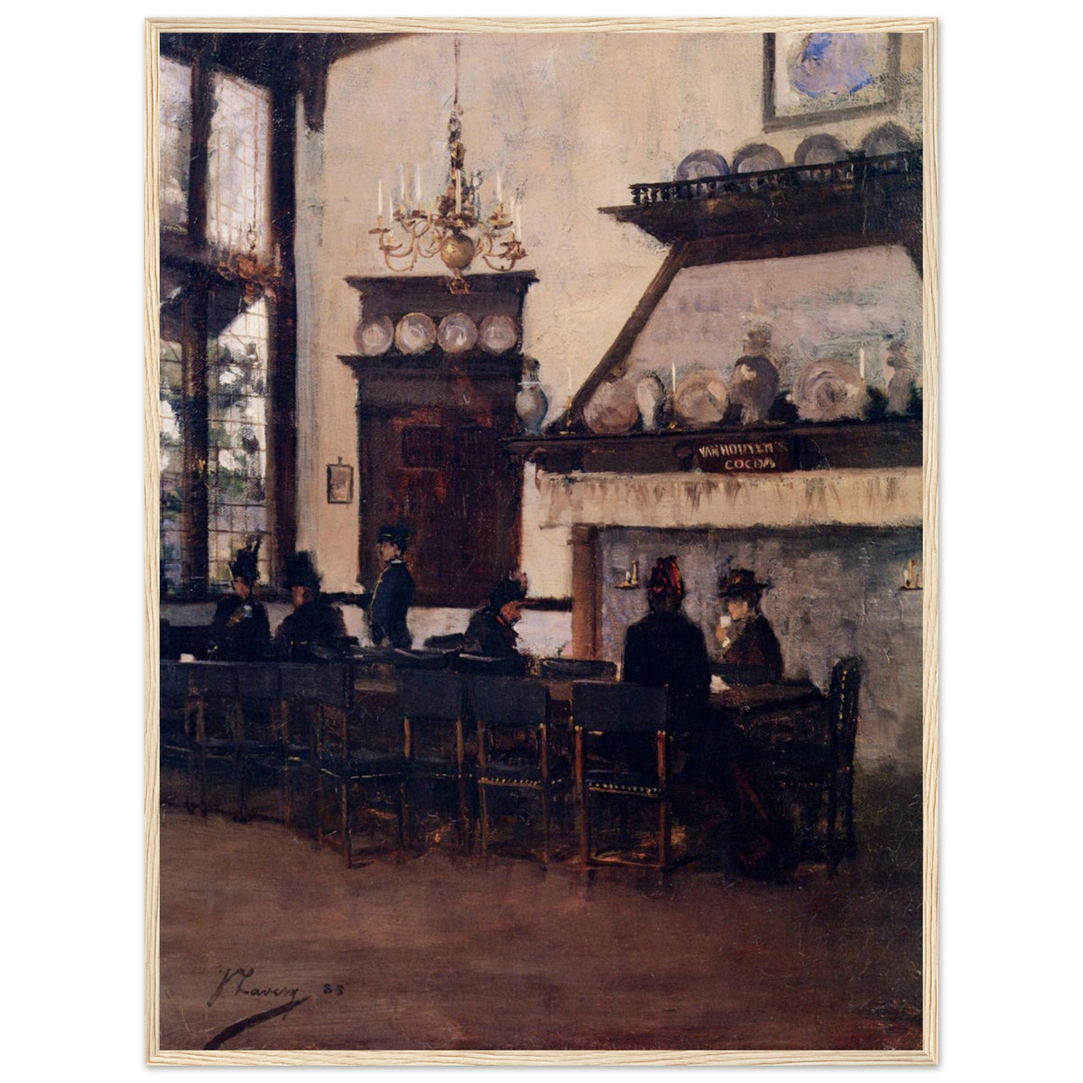 The Dutch Cocoa House, Glasgow International Exhibition (1888) – Sir John Lavery Print (view 2)