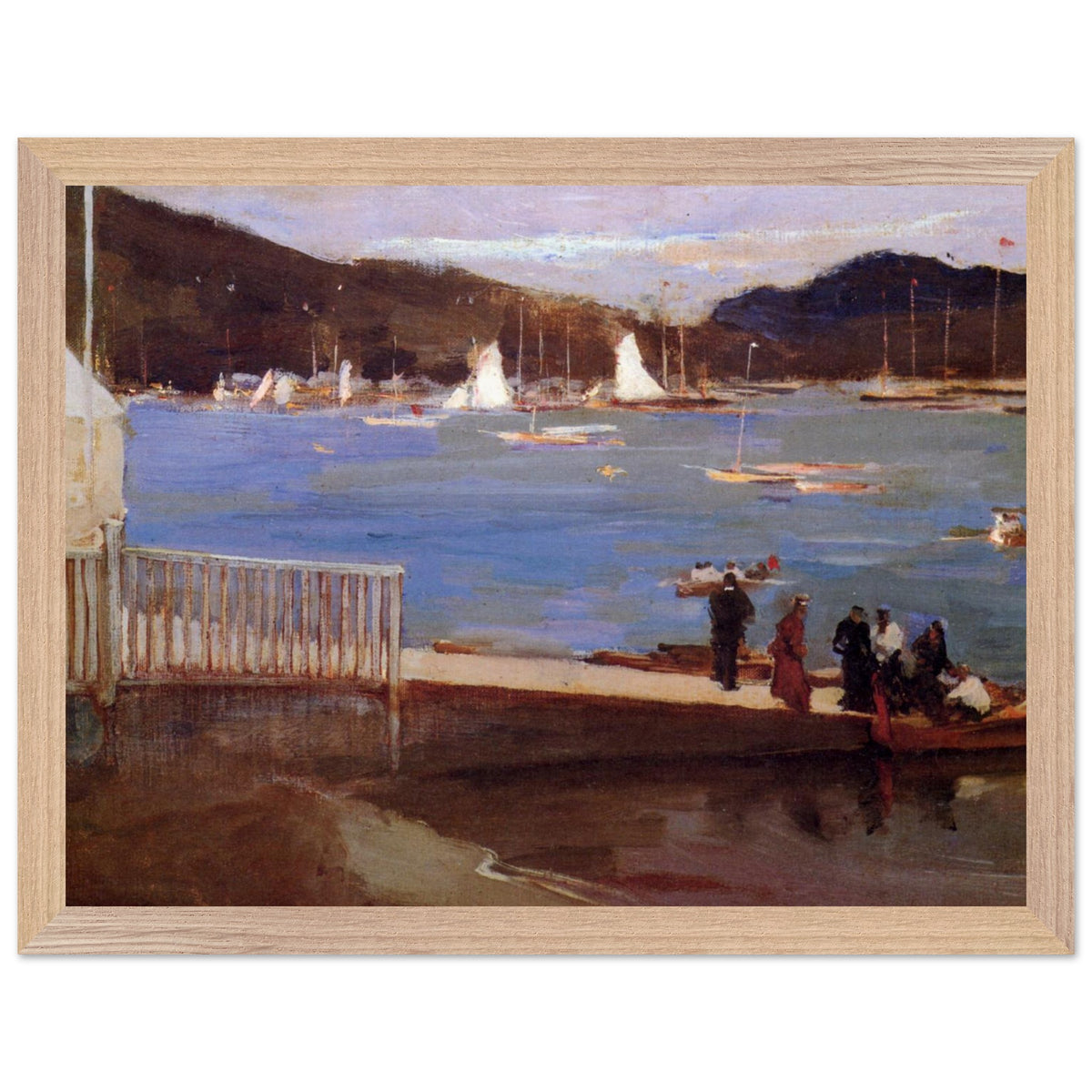 Sailing Boats on the Clyde, Hunter's Quay (1890) – Sir John Lavery Print (view 8)