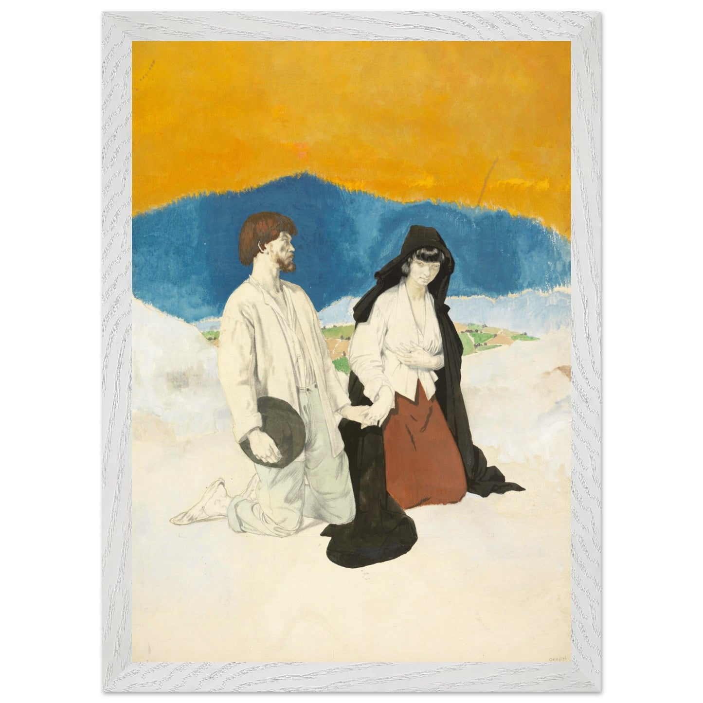 Study for The Western Wedding by William Orpen Art Print (view 18)