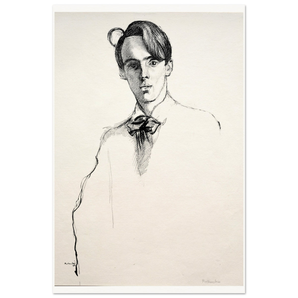 William Butler Yeats by William Rothenstein - Art Print (view 11)