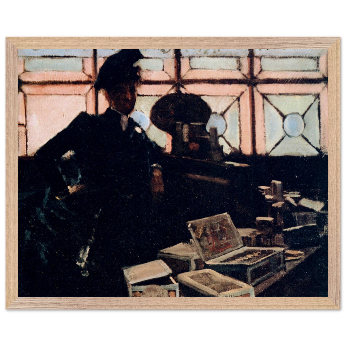 The Cigar Seller at the Glasgow International Exhibition (1888) – Sir John Lavery Print (view 6)