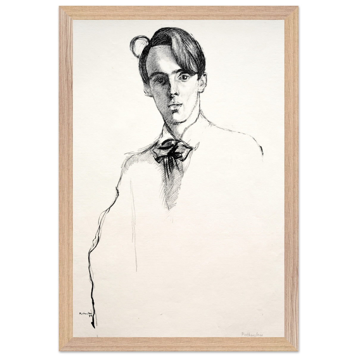 William Butler Yeats by William Rothenstein - Art Print (view 12)