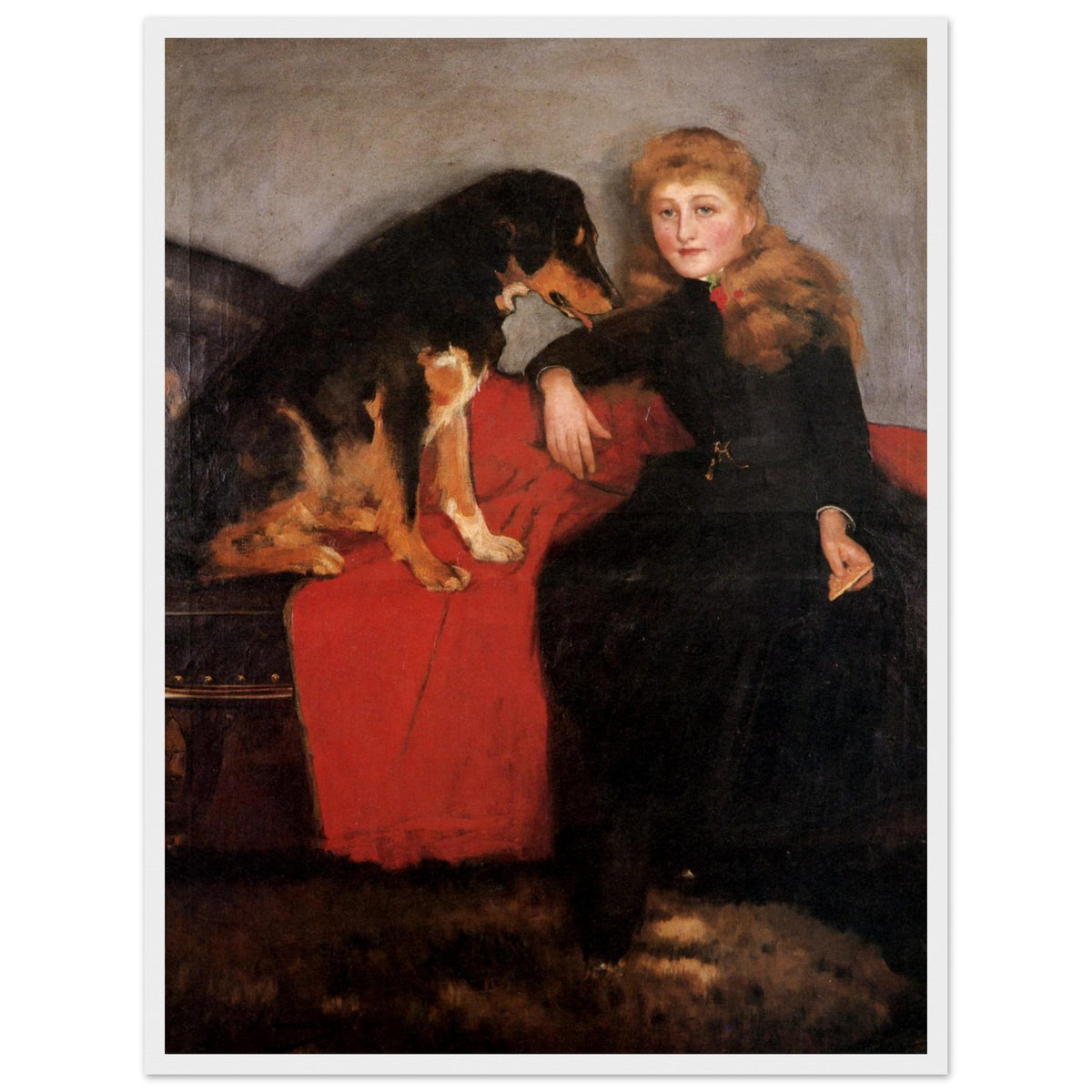 Miss Eva Fulton (1886) – Sir John Lavery (view 9)