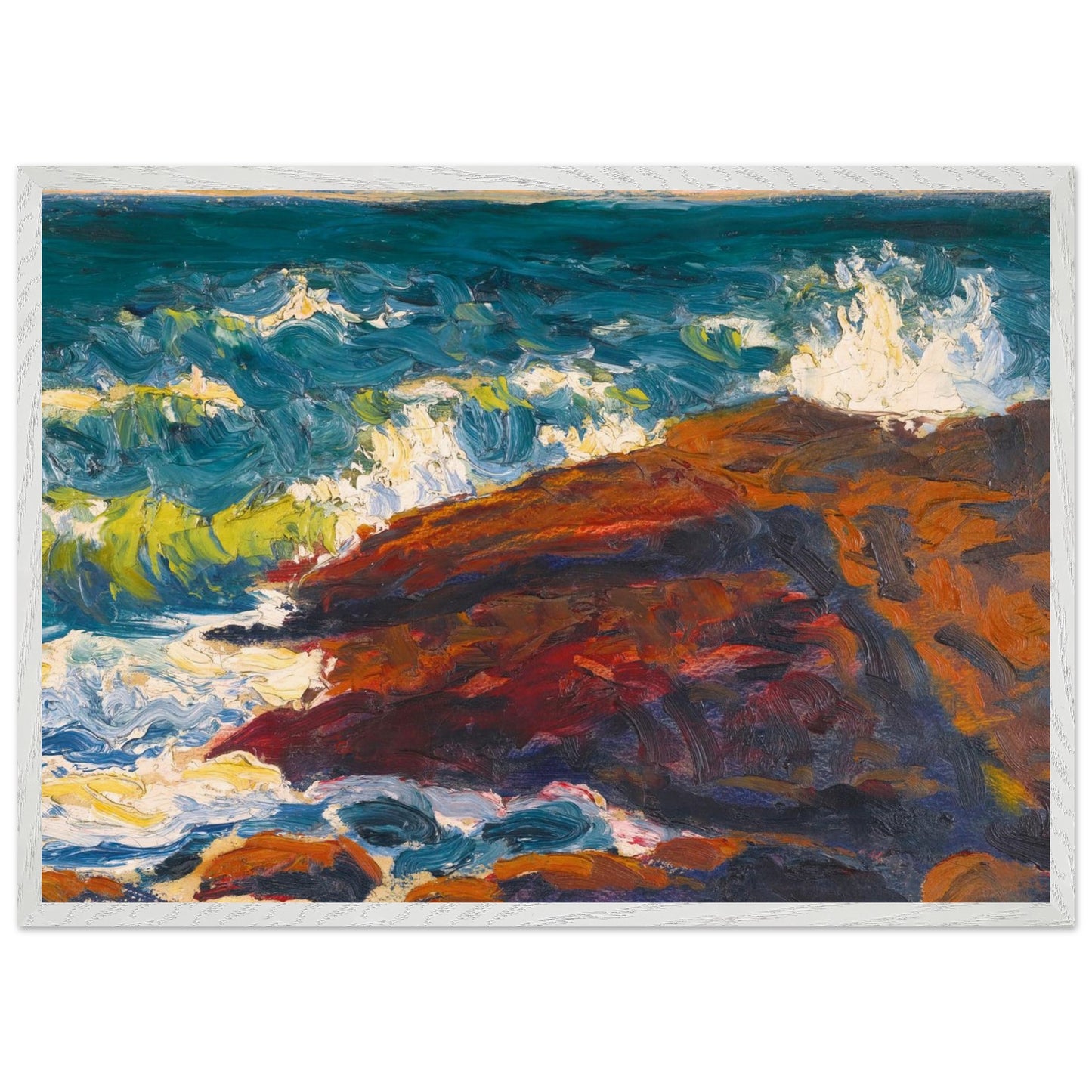 Seascape by Irish Artist Roderic O'Conor Art Print (view 12)