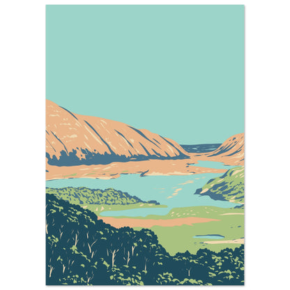 Killarney-Nationalpark, County Kerry, Irland, Gerahmter Kunstdruck