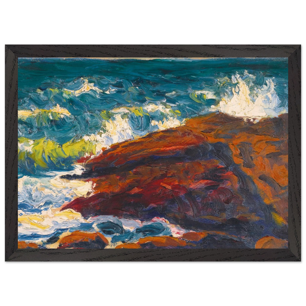 Seascape by Irish Artist Roderic O'Conor Art Print (view 10)