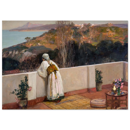 Evening, Tangier,  By Irish Artist Sir John Lavery Art Print – view 11 | Buy Irish Art