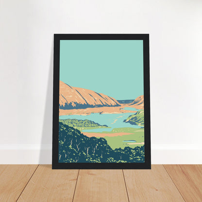 Killarney-Nationalpark, County Kerry, Irland, Gerahmter Kunstdruck