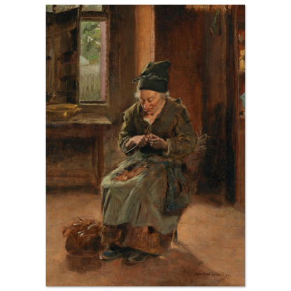 An Interior of a Breton Cottage by Irish Artist Helen Mabel Trevor – view 22 | Buy Irish Art
