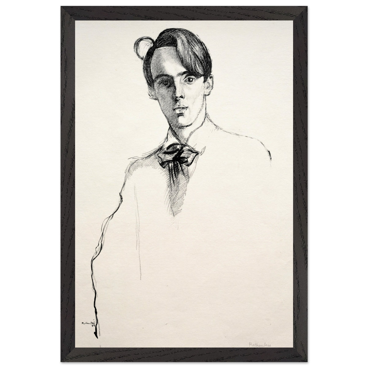 William Butler Yeats by William Rothenstein - Art Print (view 22)
