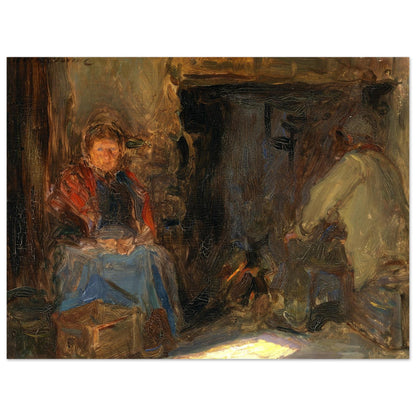 A Galway Cottage - Art Print by Irish Artist  Walter Frederick Osborne – view 8 | Buy Irish Art