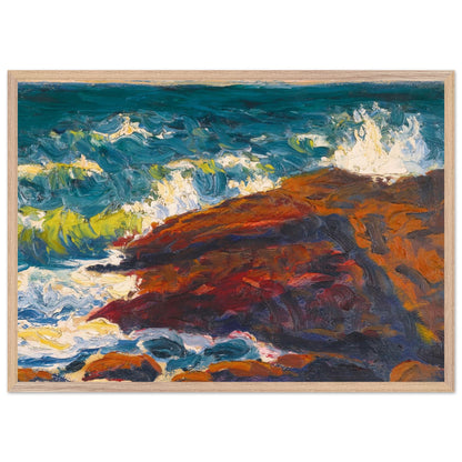 Seascape by Irish Artist Roderic O'Conor Art Print (view 23)