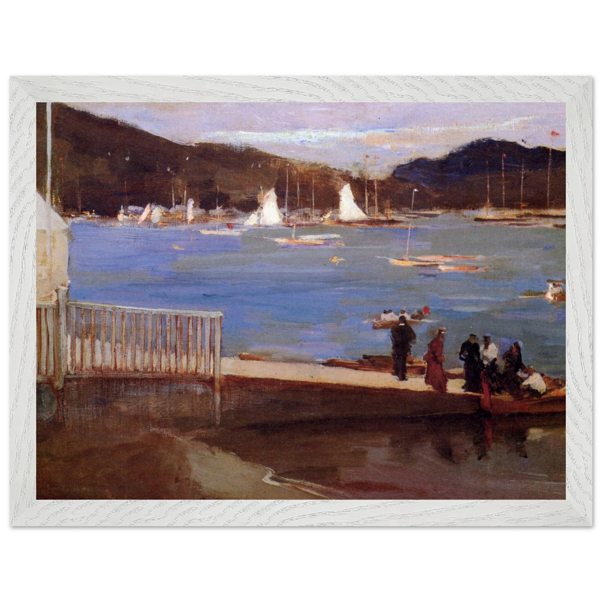 Sailing Boats on the Clyde, Hunter's Quay (1890) – Sir John Lavery Print (view 7)