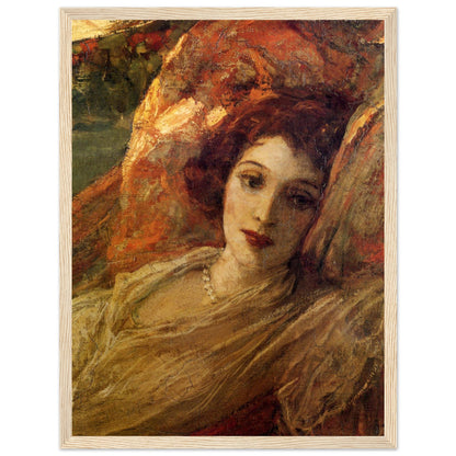 Hazel in the Red Hammock (c.1923) – Sir John Lavery (view 4)