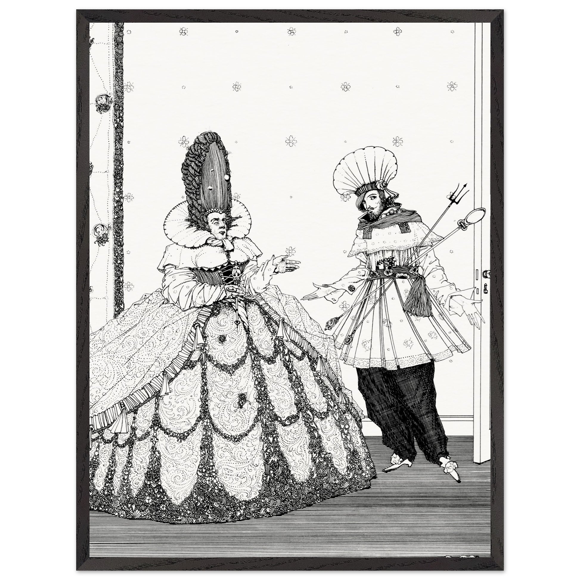 The Sleeping Beauty – Harry Clarke Art Print (view 16)