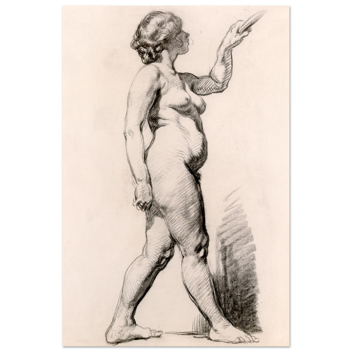 A Standing Female Figure – Sarah Henrietta Purser (view 18)