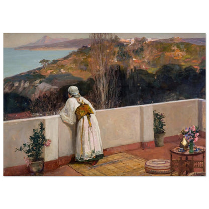 Evening, Tangier,  By Irish Artist Sir John Lavery Art Print – view 6 | Buy Irish Art