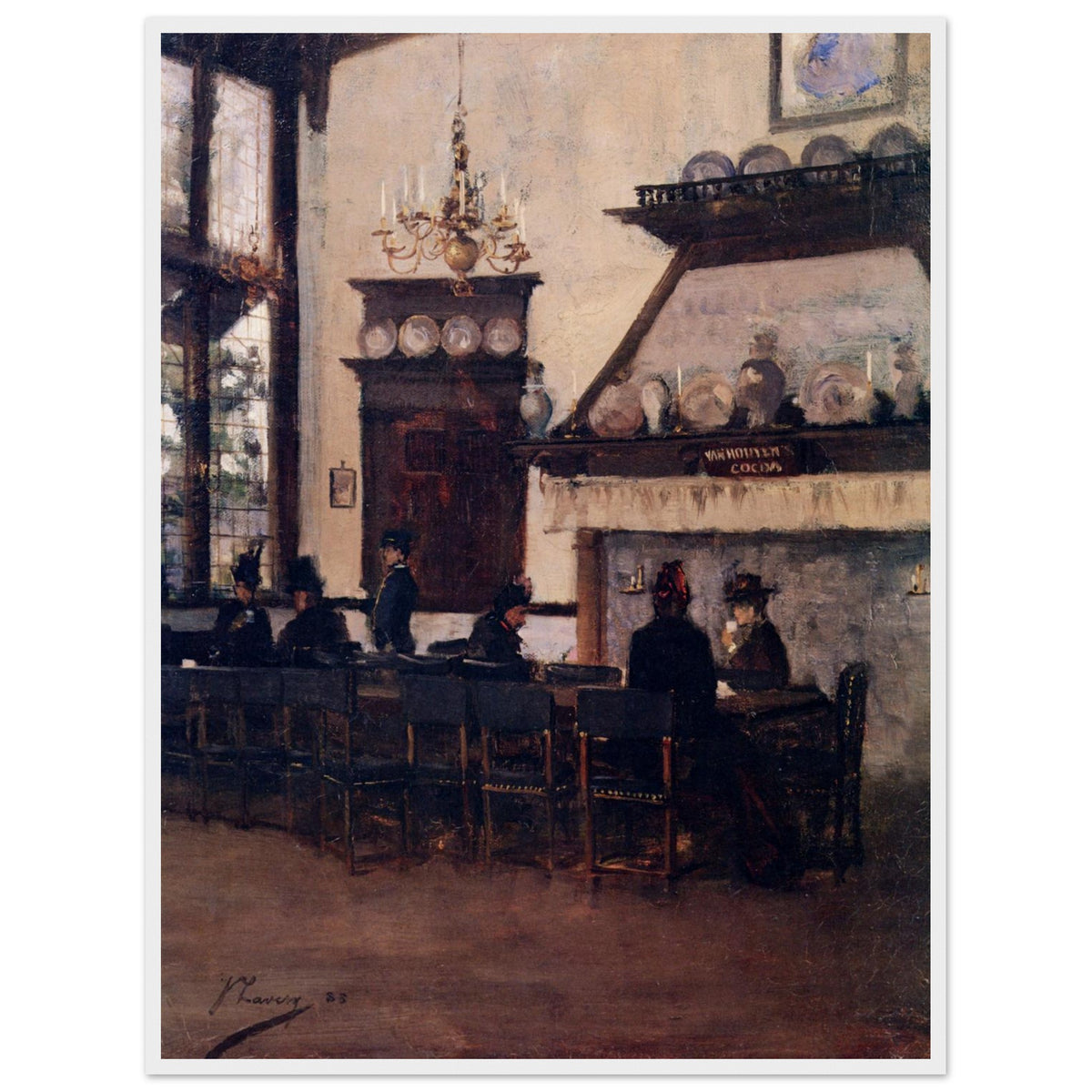 The Dutch Cocoa House, Glasgow International Exhibition (1888) – Sir John Lavery Print (view 6)