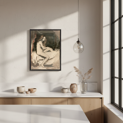 Seated Female Figure – William Orpen Art Print (view 3)