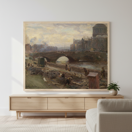 The Four Courts, Dublin by Walter Osborne Art Print 40x50 cm / 16x20″