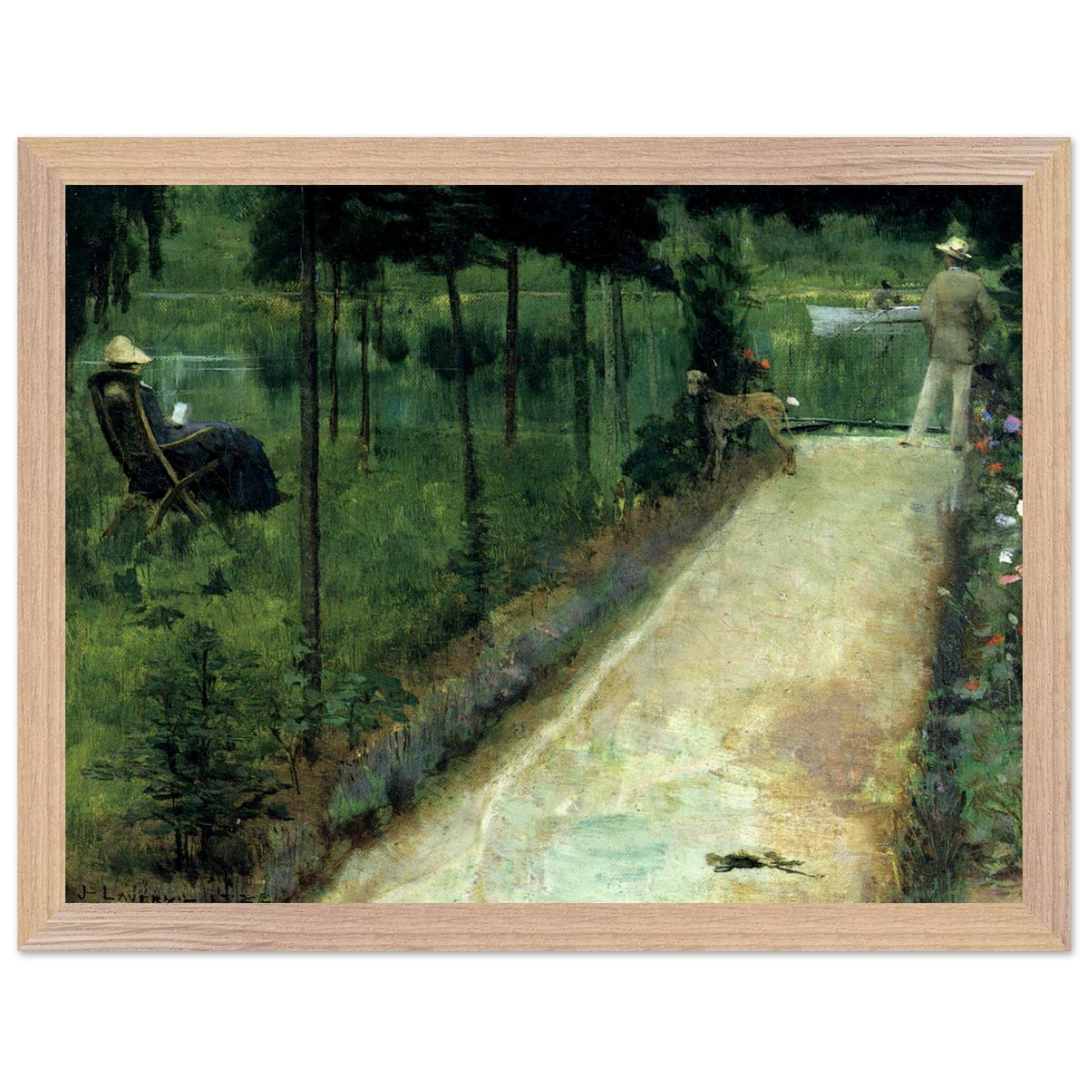 A Grey Summer's Day, Grez (1883) – Sir John Lavery (view 8)