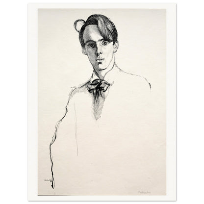 William Butler Yeats by William Rothenstein - Art Print (view 17)