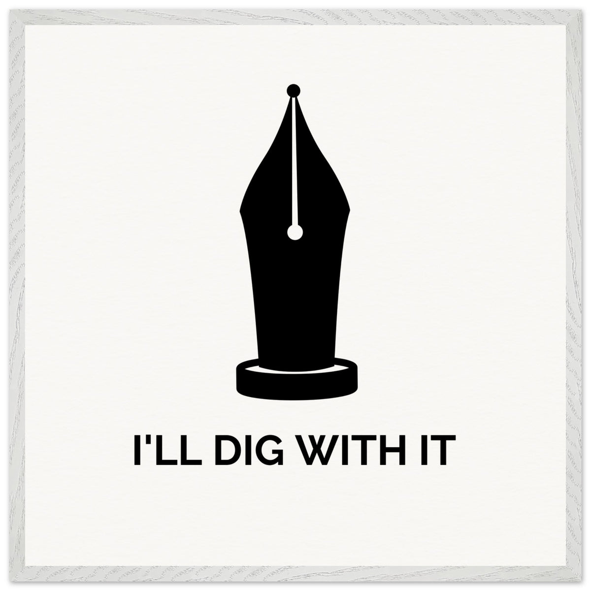 I’ll Dig With It – Seamus Heaney Quote Art Print (view 21)