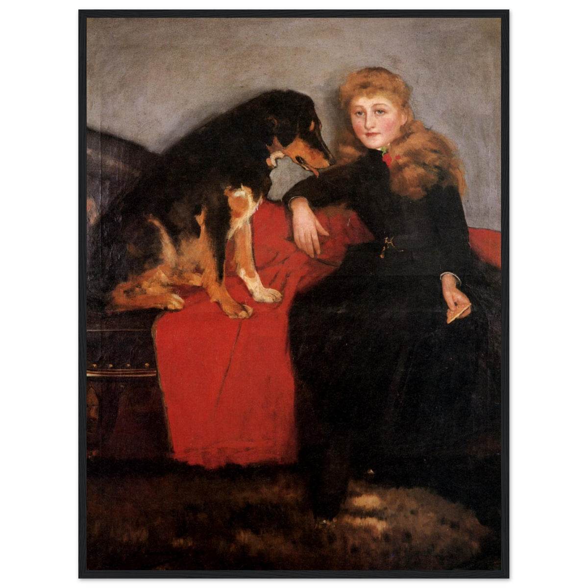 Miss Eva Fulton (1886) – Sir John Lavery (view 5)