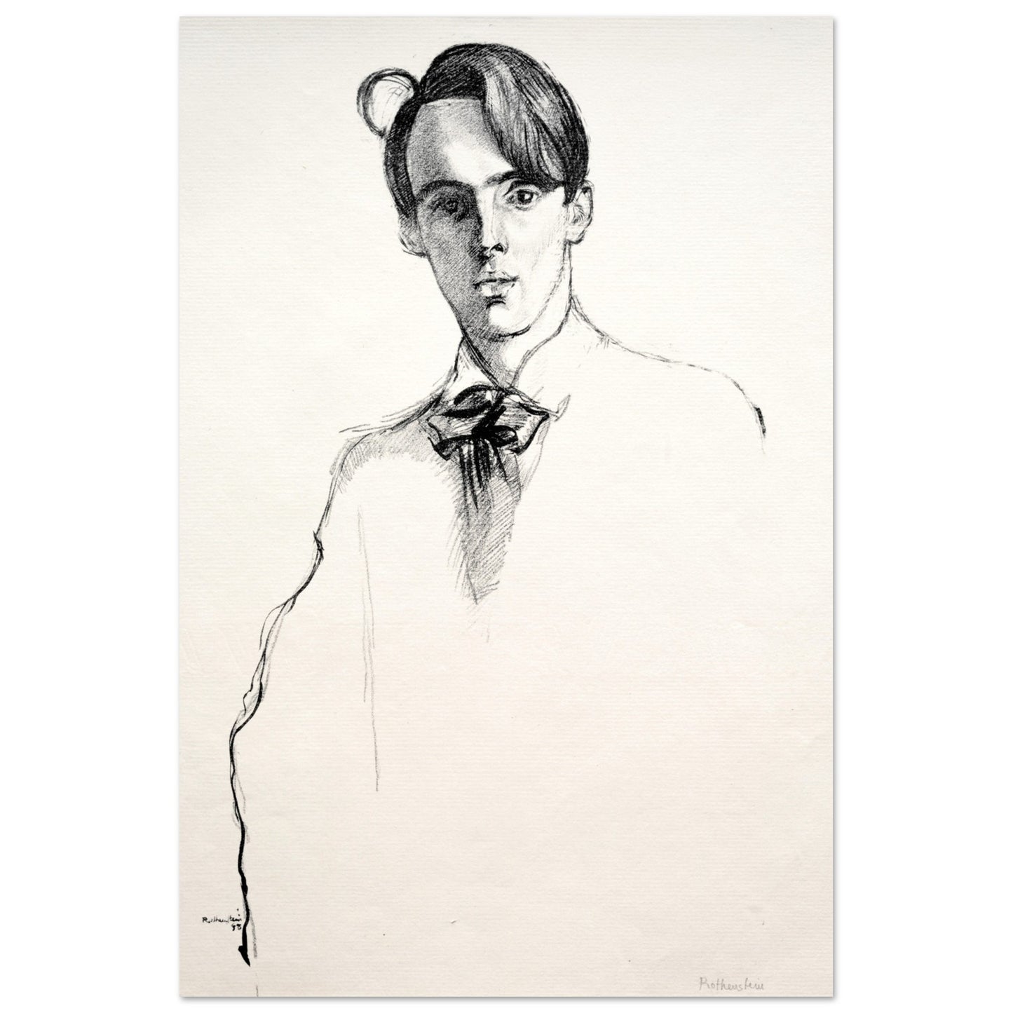 William Butler Yeats by William Rothenstein - Art Print (view 8)