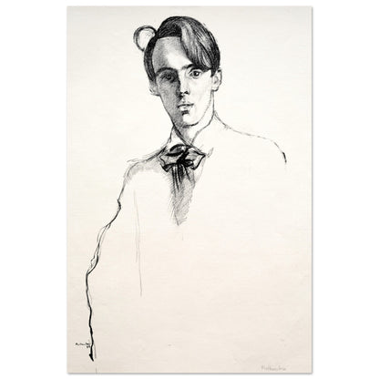 William Butler Yeats by William Rothenstein - Art Print (view 8)