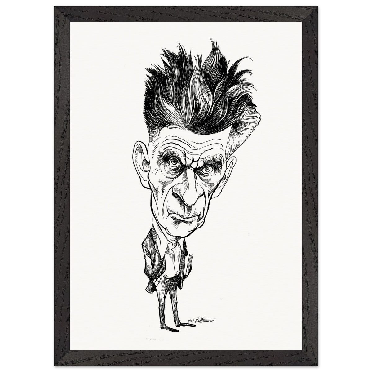 Samuel Beckett (1969) by Edmund Siegfried Valtman - Fine Art Print (view 17)