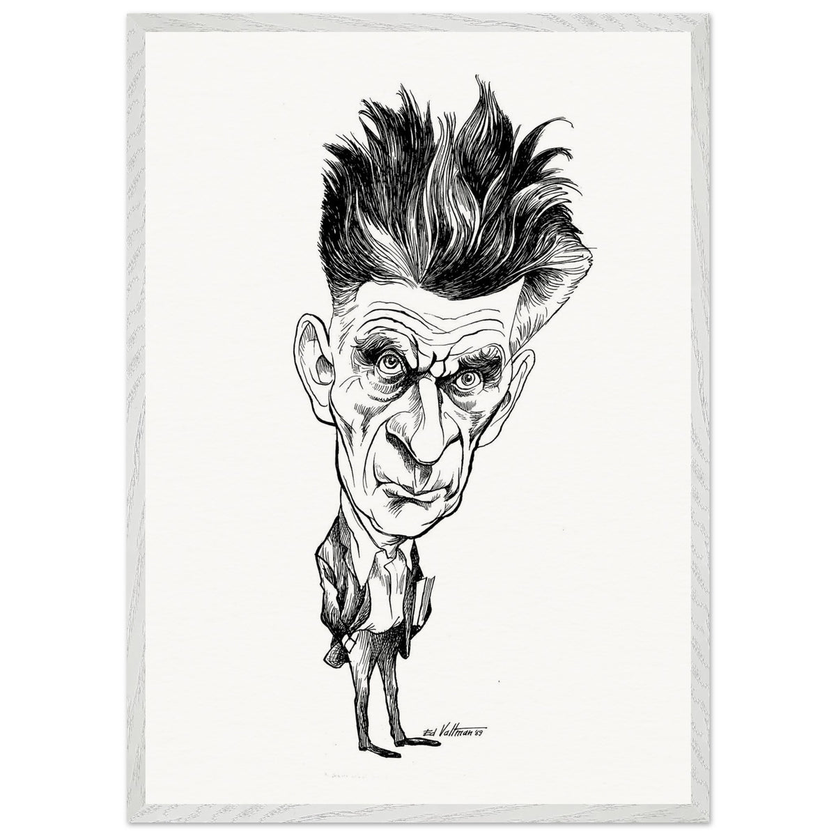 Samuel Beckett (1969) by Edmund Siegfried Valtman - Fine Art Print (view 14)