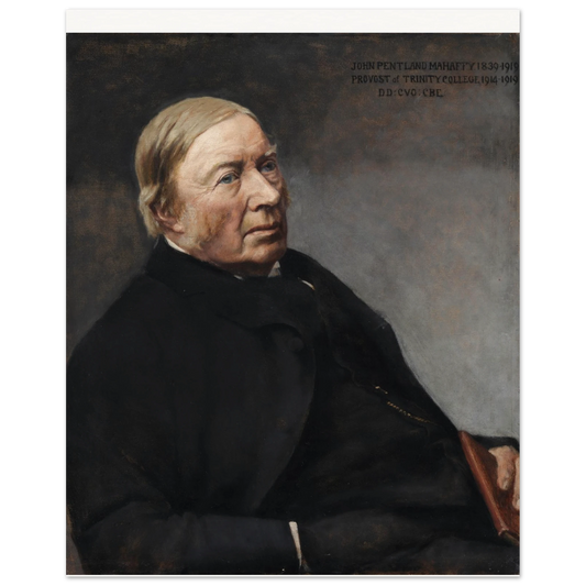 Portrait of Rev. John Pentland Mahaffy, attributed to Sarah Cecilia Harrison, unframed art print, 20x25 cm
