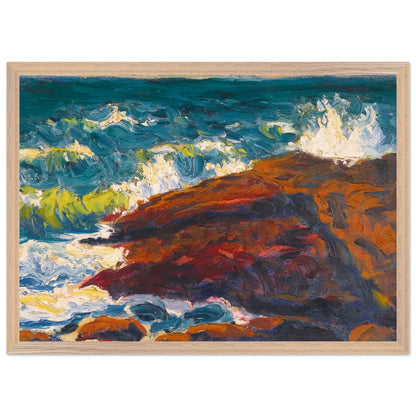Seascape by Irish Artist Roderic O'Conor Art Print (view 13)
