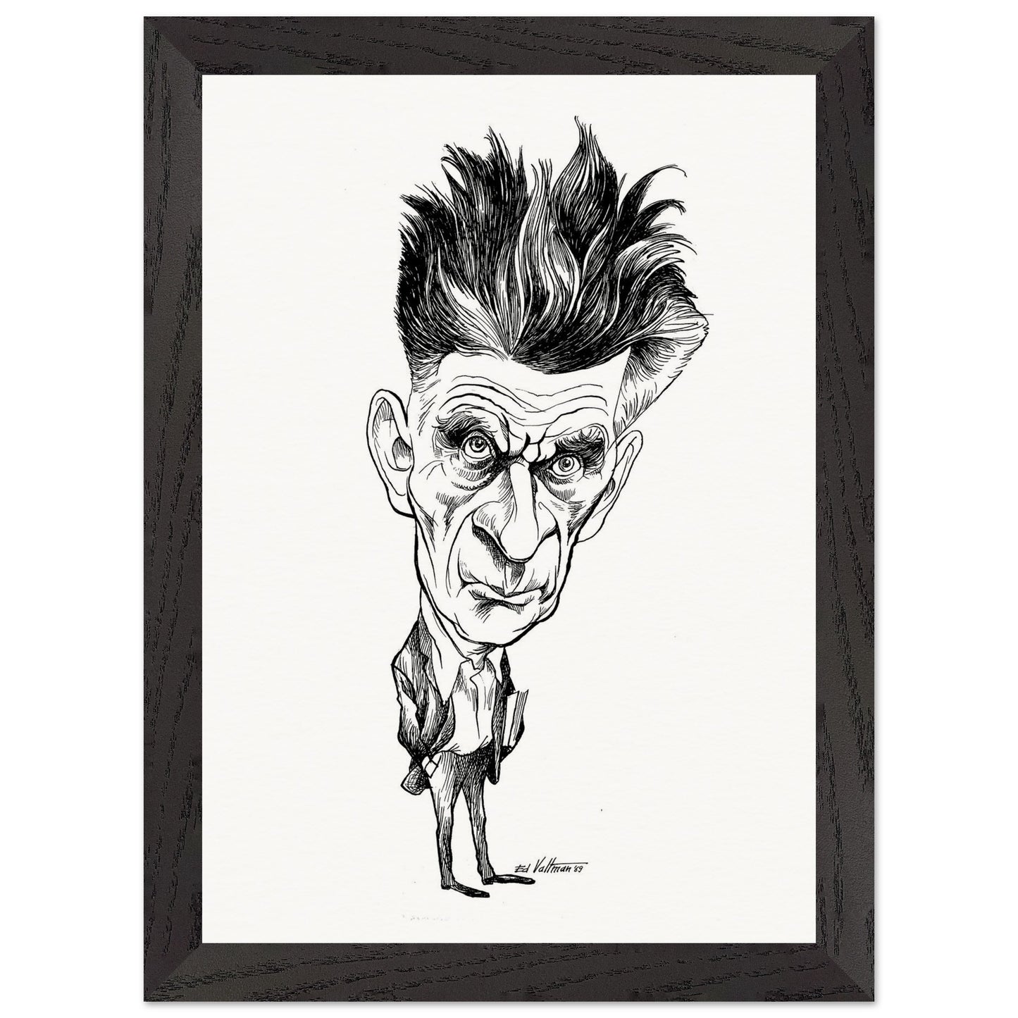 Samuel Beckett (1969) by Edmund Siegfried Valtman - Fine Art Print (view 23)