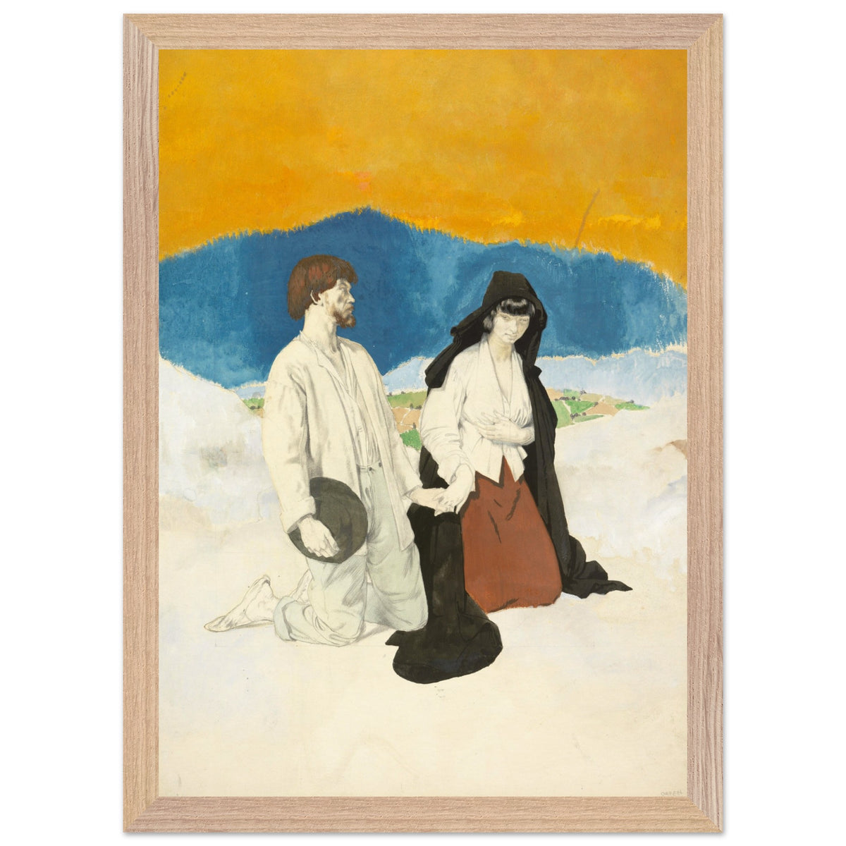 Study for The Western Wedding by William Orpen Art Print (view 11)
