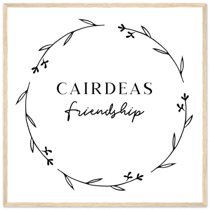 Cairdeas Friendship Irish Prints, Irish Language Gifts, Wall Art, Gaelic Home Decor, Ireland Art, Poster, Print, Seanfhocal Proverbs Friends
