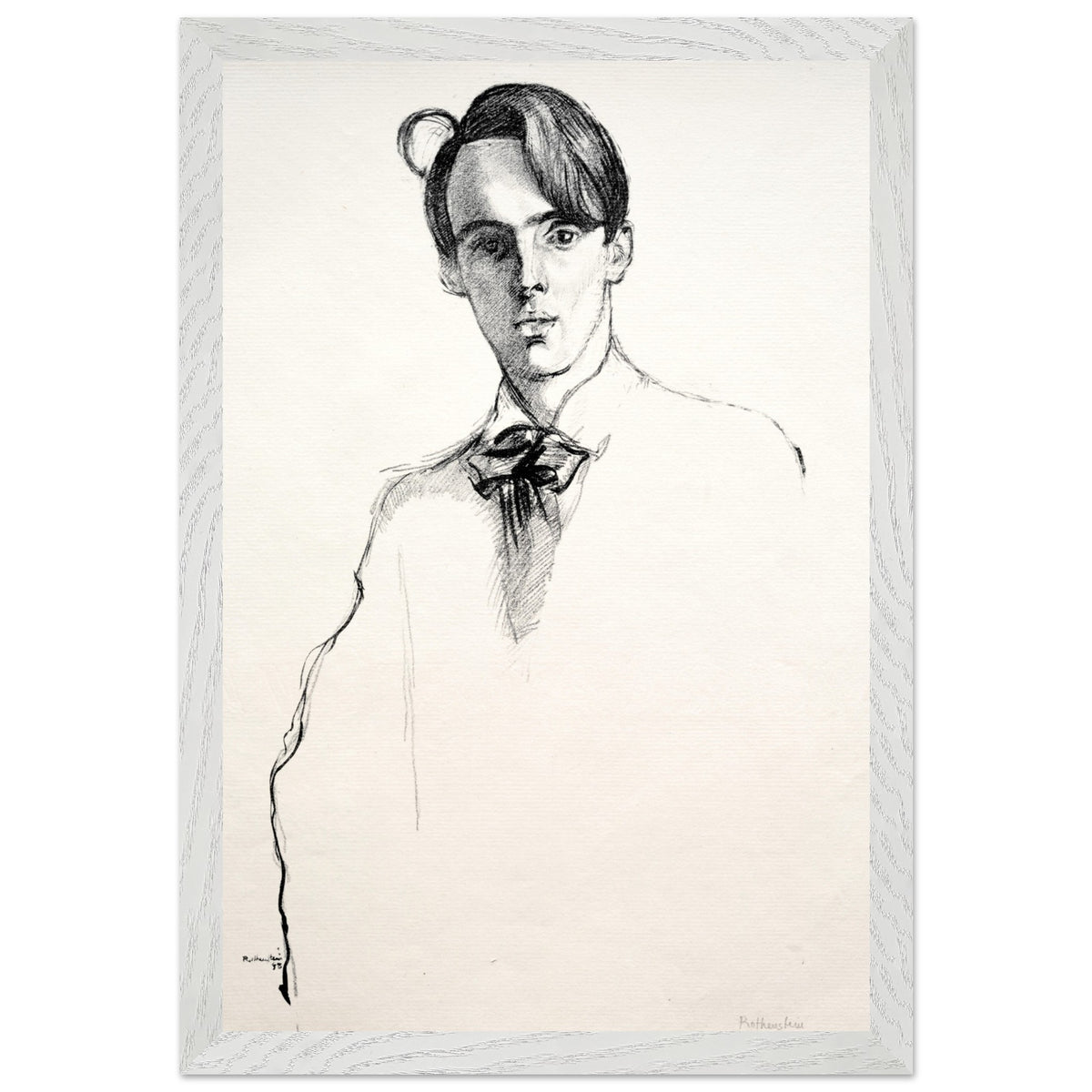 William Butler Yeats by William Rothenstein - Art Print (view 15)
