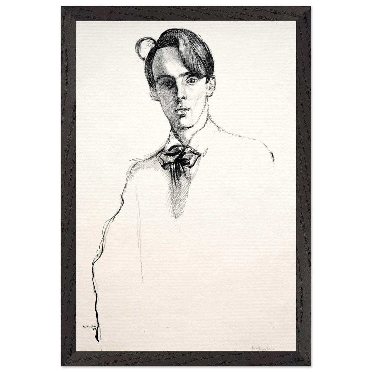 William Butler Yeats by William Rothenstein - Art Print (view 7)