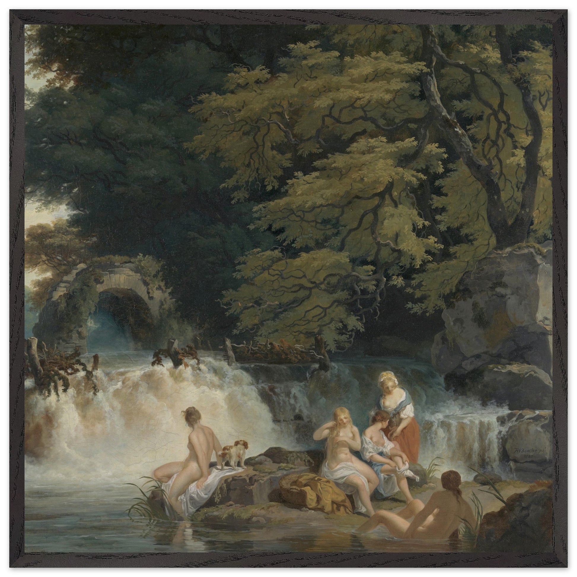 Nymphs Bathing – Salmon Leap at Leixlip (1783) (view 11)