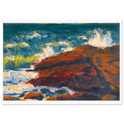 Seascape by Irish Artist Roderic O'Conor Art Print (view 21)
