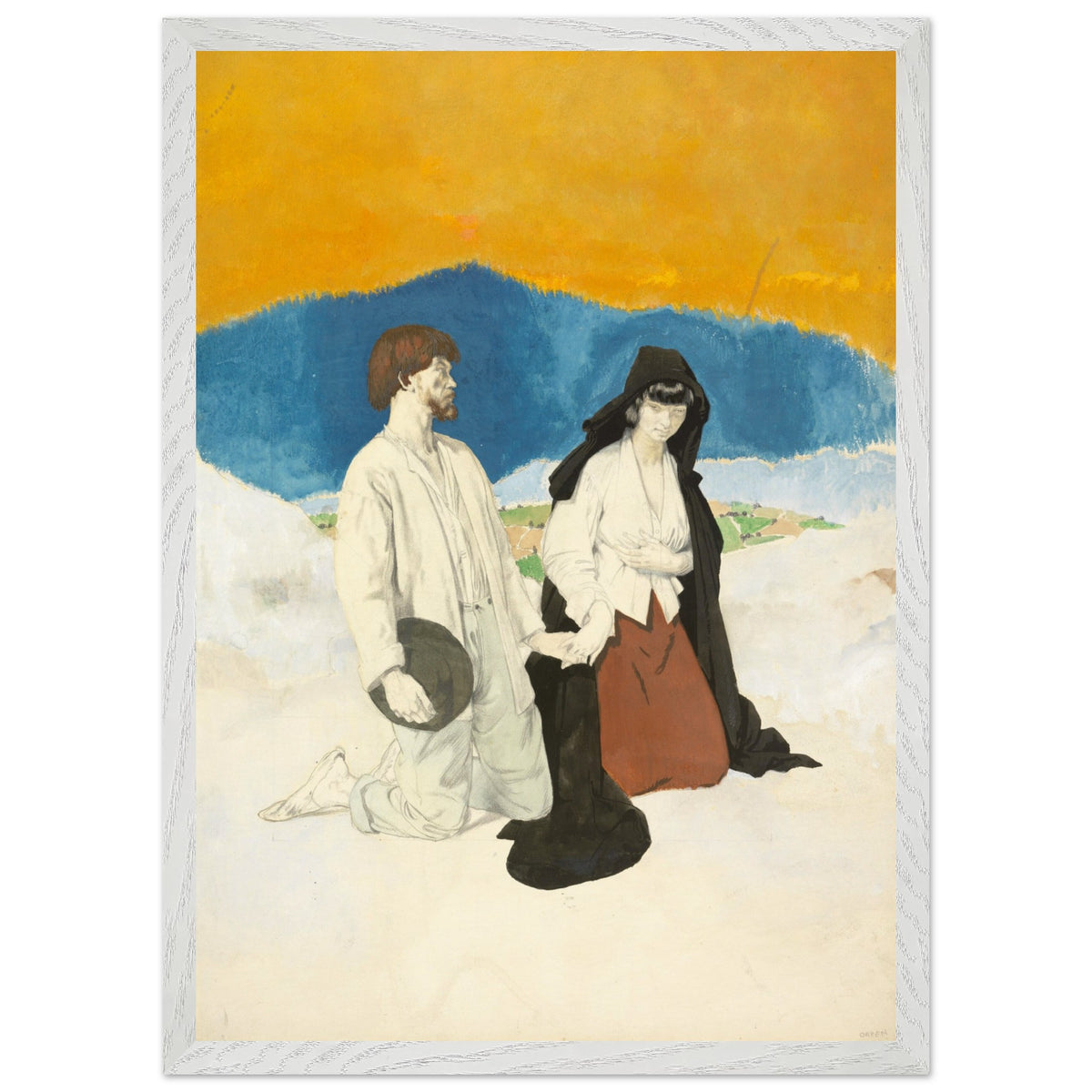 Study for The Western Wedding by William Orpen Art Print (view 13)