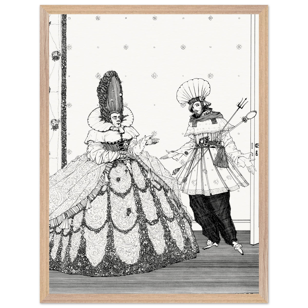 The Sleeping Beauty – Harry Clarke Art Print (view 21)