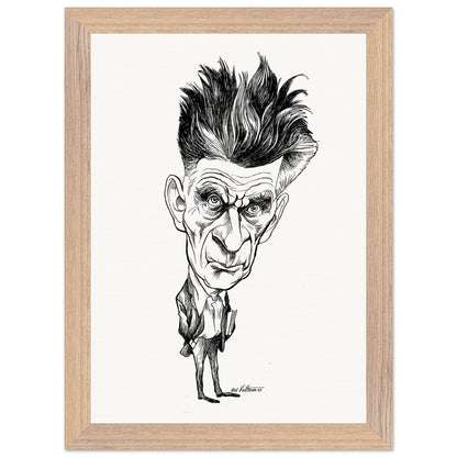 Samuel Beckett (1969) by Edmund Siegfried Valtman - Fine Art Print (view 5)