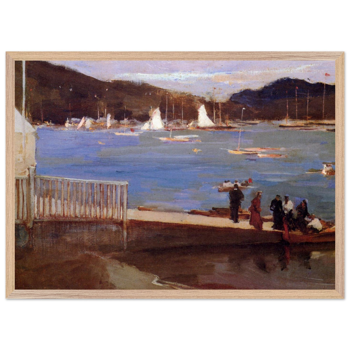 Sailing Boats on the Clyde, Hunter's Quay (1890) – Sir John Lavery Print (view 9)
